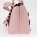 VALENTINO Handtasche Leder 2-Wege Pink Gold Auth ka1580-3