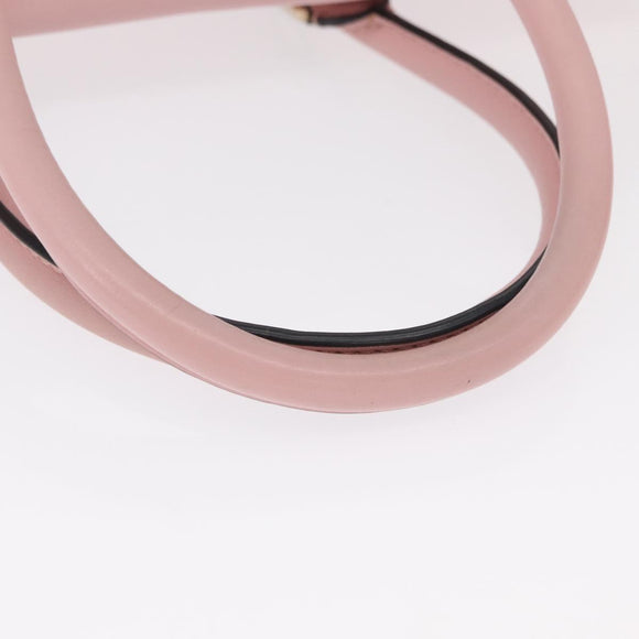 VALENTINO Handtasche Leder 2-Wege Pink Gold Auth ka1580
