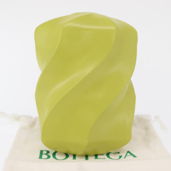 BOTTEGA VENETA Clutch Bag Leather Green Auth ka1582M