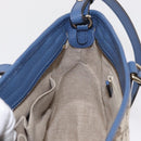GUCCI GG Canvas Brie Hand Bag Outlet 2way Beige Gold 449241 Auth ka1584-22