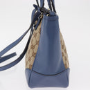 GUCCI GG Canvas Brie Hand Bag Outlet 2way Beige Gold 449241 Auth ka1584-3