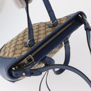 GUCCI GG Canvas Brie Hand Bag Outlet 2way Beige Gold 449241 Auth ka1584-6