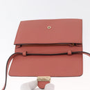 GUCCI Shoulder Wallet Bag Leather Pink Gold 369664 Auth ka1585M-16