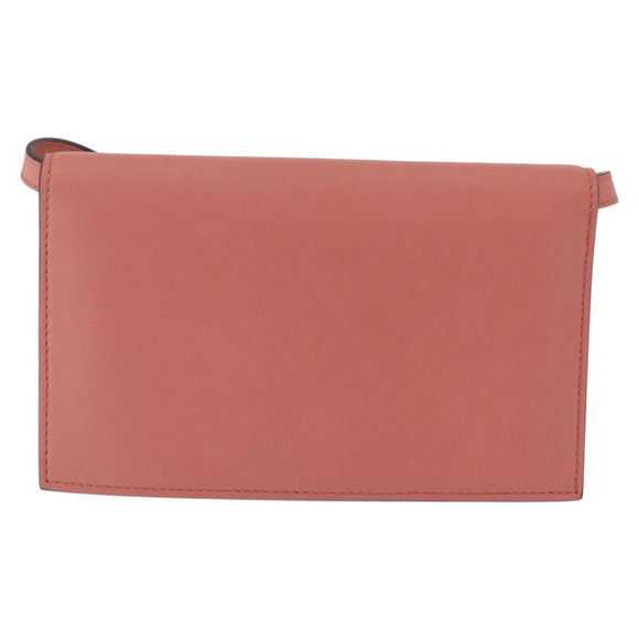 GUCCI Shoulder Wallet Bag Leather Pink Gold 369664 Auth ka1585M