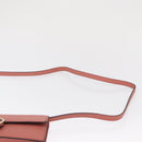 GUCCI Shoulder Wallet Bag Leather Pink Gold 369664 Auth ka1585M-8