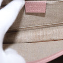 GUCCI Interlocking Chain Shoulder Bag Leather Pink Gold 510304 Auth ka1595M-17
