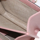 GUCCI Interlocking Chain Shoulder Bag Leather Pink Gold 510304 Auth ka1595M-20