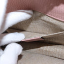 GUCCI Interlocking Chain Shoulder Bag Leather Pink Gold 510304 Auth ka1595M-23