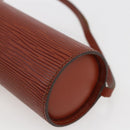 LOUIS VUITTON Epi Soufflot Pouch Accessory Pouch Brown LV Auth ka1602-16