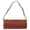 LOUIS VUITTON Epi Soufflot Pouch Accessory Pouch Brown LV Auth ka1602-13