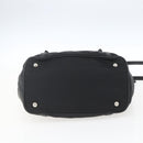 PRADA Hand Bag Nylon 2way Black Silver Auth ka1605V-5