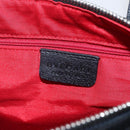 BVLGARI Logo Mania Hand Bag Canvas Black Silver Auth ka1611-17