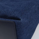 BOTTEGA VENETA Small Flap Hand Bag Denim 2way Blue Gold Auth ka1612SAM-16