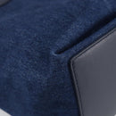 BOTTEGA VENETA Small Flap Hand Bag Denim 2way Blue Gold Auth ka1612SAM-17