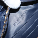 BOTTEGA VENETA Small Flap Hand Bag Denim 2way Blue Gold Auth ka1612SAM-25