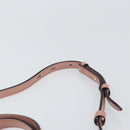 Salvatore Ferragamo Vala Hand Bag Leather 2way Pink Gold Auth ka1614-15