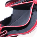 VERSACE Shoulder Bag Leather Red Silver Auth ka1616-29