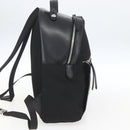 FENDI Sequin Backpack Nylon Black Silver Auth ka1621M-3