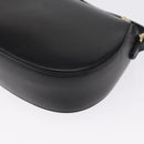 DOLCE&GABBANA Shoulder Bag Leather Gold Black Auth ka1627V-14