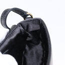 DOLCE&GABBANA Shoulder Bag Leather Gold Black Auth ka1627V-19