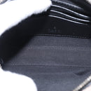GUCCI GG Supreme Shoulder Bag PVC Black Silver 723306 Auth ka1628M-10