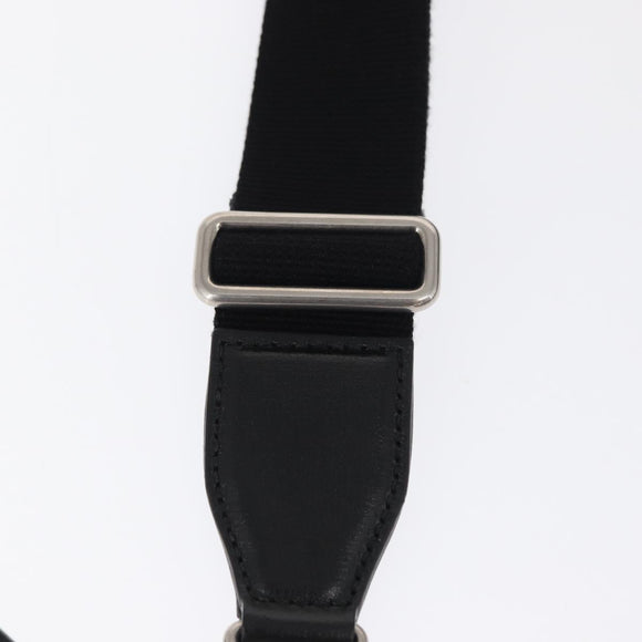 GUCCI GG Supreme Shoulder Bag PVC Black Silver 723306 Auth ka1628M