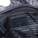 PRADA Camouflage Schultertasche Nylon Grün Silber Auth ka1631V-21