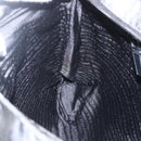 PRADA Camouflage Schultertasche Nylon Grün Silber Auth ka1631V-24