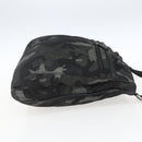 PRADA Camouflage Schultertasche Nylon Grün Silber Auth ka1631V-4