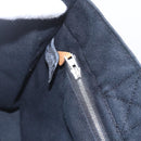 HERMES Fourre Tout PM Hand Bag Canvas Black Silver Auth ka1633-18