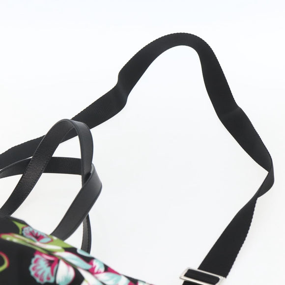 PRADA Tote Bag Nylon 2way Multicolor Silver Auth ka1634V