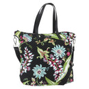 PRADA Tote Bag Nylon 2way Multicolor Silver Auth ka1634V-1