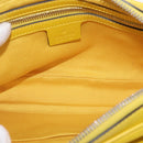 GUCCI Waist bag Leather Yellow Silver 598080 Auth ka1647M-19