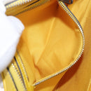 GUCCI Waist bag Leather Yellow Silver 598080 Auth ka1647M-23