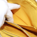 GUCCI Waist bag Leather Yellow Silver 598080 Auth ka1647M-24