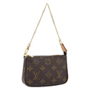 LOUIS VUITTON Monogram Mini Pochette Accessoires Pouch M58009 LV Auth ka1652V-1