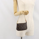 LOUIS VUITTON Monogram Mini Pochette Accessoires Pouch M58009 LV Auth ka1652V-20