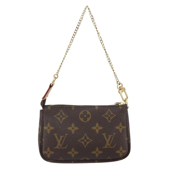 LOUIS VUITTON Monogram Mini Pochette Accessoires Pouch M58009 LV Auth ka1652V