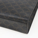 CELINE Triomphe Vertical Cabas Tote Bag PVC 2way Brown Auth ka1656SAM-14