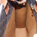 CELINE Triomphe Vertical Cabas Tote Bag PVC 2way Brown Auth ka1656SAM-19