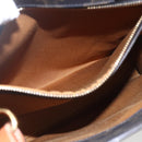 CELINE Triomphe Vertical Cabas Tote Bag PVC 2way Brown Auth ka1656SAM-20