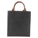 CELINE Triomphe Vertical Cabas Tote Bag PVC 2way Brown Auth ka1656SAM-3