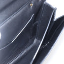 BOTTEGA VENETA Mount Shoulder Bag Leather 2way Black Gold Auth ka1658V-18