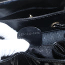 GUCCI Bamboo Backpack Patent leather Black Gold 003 1705 0030 Auth ka1659-12