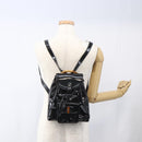 GUCCI Bamboo Backpack Patent leather Black Gold 003 1705 0030 Auth ka1659-24