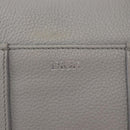 Christian Dior Saddle bag Body Bag Leather Gray Silver Auth ka1665V-15