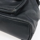 GUCCI Bamboo Backpack Leather Black Gold 003 1956 0030 Auth ka167-10