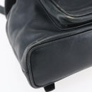 GUCCI Bamboo Backpack Leather Black Gold 003 1956 0030 Auth ka167-16