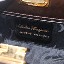 Salvatore Ferragamo Chain Gancini Shoulder Bag Patent leather Gold Auth ka1672-15