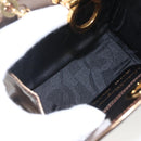 Salvatore Ferragamo Chain Gancini Shoulder Bag Patent leather Gold Auth ka1672-16